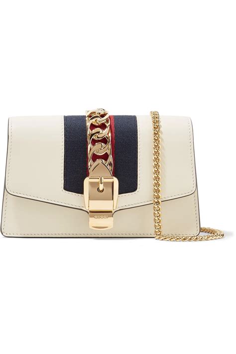 gucci embellished leather slip on|Gucci leather shoulder handbags.